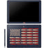 Blue Bullet American Flag Galaxy Book 12in Skin