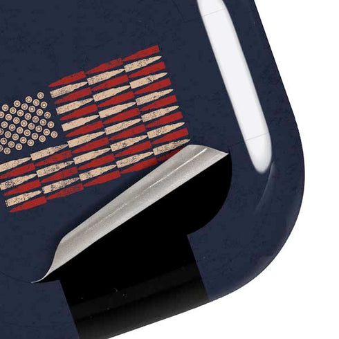 Blue Bullet American Flag Galaxy Buds Pro Skin