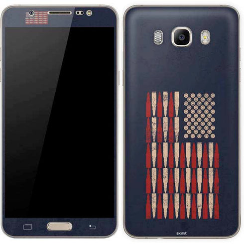 Blue Bullet American Flag Galaxy J7 Skin