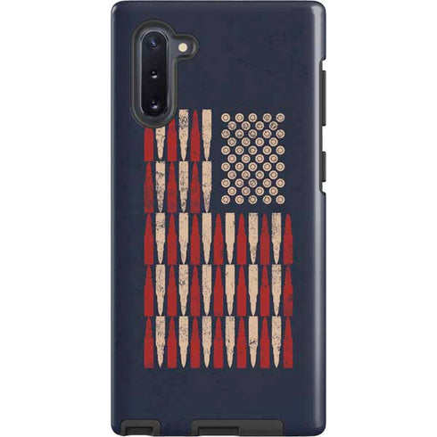 Blue Bullet American Flag Galaxy Note 10 Pro Case