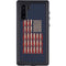 Blue Bullet American Flag Galaxy Note 10 Waterproof Case