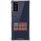 Blue Bullet American Flag Galaxy Note20 5G Clear Case