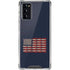 Blue Bullet American Flag Galaxy Note20 5G Clear Case