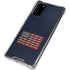 Blue Bullet American Flag Galaxy Note20 5G Clear Case