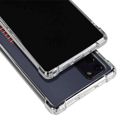 Blue Bullet American Flag Galaxy Note20 5G Clear Case
