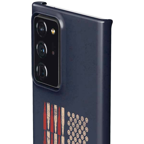 Blue Bullet American Flag Galaxy Note20 Ultra 5G Lite Case