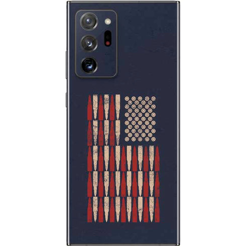 Blue Bullet American Flag Galaxy Note20 Ultra 5G Skin