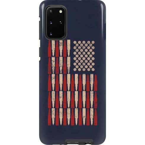 Blue Bullet American Flag Galaxy S20 Plus Pro Case