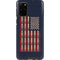 Blue Bullet American Flag Galaxy S20 Plus Pro Case