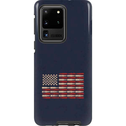 Blue Bullet American Flag Galaxy S20 Ultra 5G Pro Case