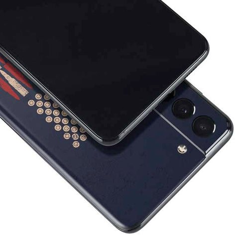 Blue Bullet American Flag Galaxy S21 Plus 5G Skin