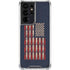 Blue Bullet American Flag Galaxy S21 Ultra 5G Clear Case