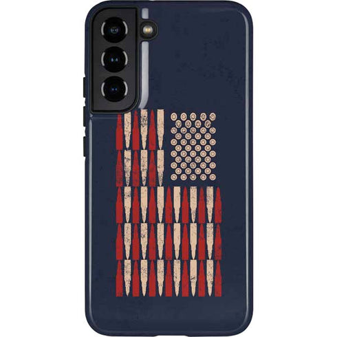 Blue Bullet American Flag Galaxy S22 Plus Pro Case
