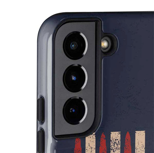 Blue Bullet American Flag Galaxy S22 Plus Pro Case