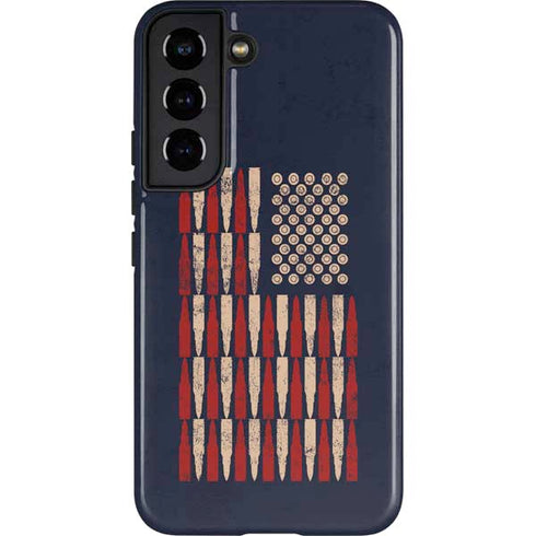 Blue Bullet American Flag Galaxy S22 Pro Case