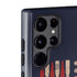Blue Bullet American Flag Galaxy S22 Ultra Pro Case