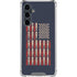Blue Bullet American Flag Galaxy S23 FE Clear Case