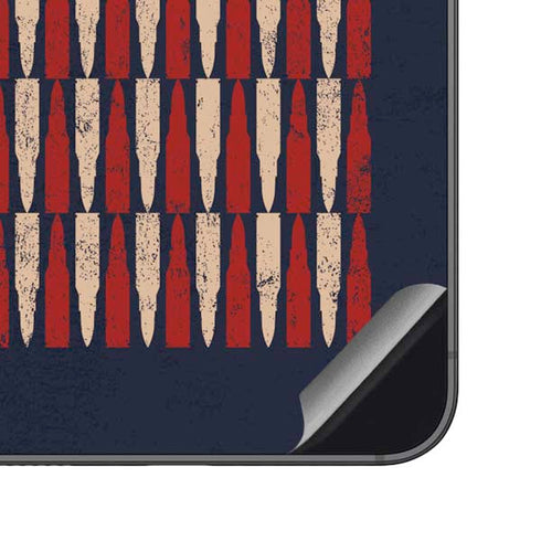Blue Bullet American Flag Galaxy S23 FE Skin