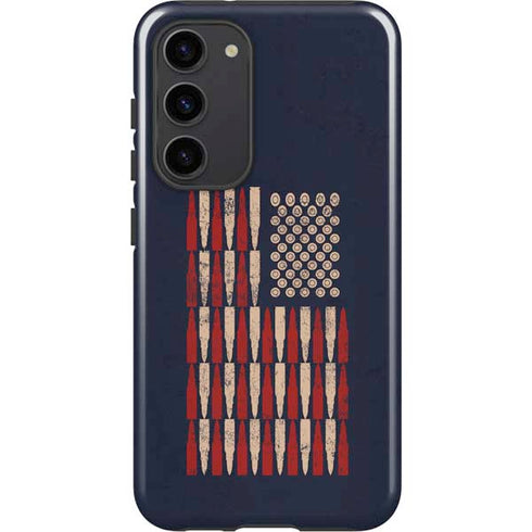 Blue Bullet American Flag Galaxy S23 Plus Pro Case
