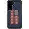 Blue Bullet American Flag Galaxy S23 Plus Waterproof Case