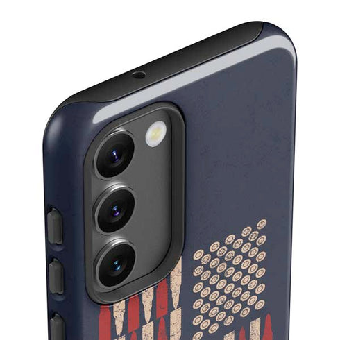 Blue Bullet American Flag Galaxy S23 Pro Case
