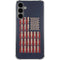Blue Bullet American Flag Galaxy S24 Plus Clear Case