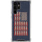 Blue Bullet American Flag Galaxy S24 Ultra Clear Case