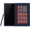 Blue Bullet American Flag Samsung Galaxy Tab Skin