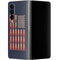 Blue Bullet American Flag Galaxy Z Fold4 5G Skin