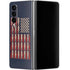 Blue Bullet American Flag Galaxy Z Fold4 5G Skin