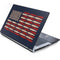 Blue Bullet American Flag Generic Laptop Skin