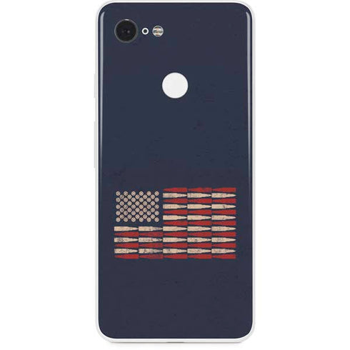 Blue Bullet American Flag Google Pixel 3 Skin