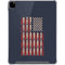 Blue Bullet American Flag iPad Pro 12.9in (2020) Clear Case