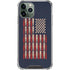 Blue Bullet American Flag iPhone 11 Pro Max Clear Case