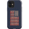 Blue Bullet American Flag iPhone 12 Impact Case