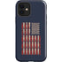 Blue Bullet American Flag iPhone 12 Impact Case