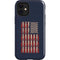Blue Bullet American Flag iPhone 12 Mini Impact Case