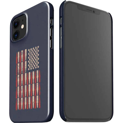 Blue Bullet American Flag iPhone 12 Mini Lite Case