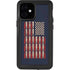 Blue Bullet American Flag iPhone 12 Mini Waterproof Case
