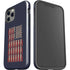 Blue Bullet American Flag iPhone 12 Pro Impact Case