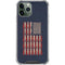 Blue Bullet American Flag iPhone 12 Pro Max Clear Case