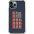 Blue Bullet American Flag iPhone 12 Pro Max Clear Case