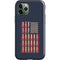 Blue Bullet American Flag iPhone 12 Pro Max Impact Case