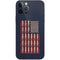 Blue Bullet American Flag iPhone 12 Pro Skin