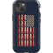 Blue Bullet American Flag iPhone 13 Impact Case