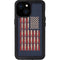 Blue Bullet American Flag iPhone 13 Mini Waterproof Case