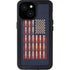 Blue Bullet American Flag iPhone 13 Mini Waterproof Case