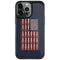 Blue Bullet American Flag iPhone 13 Pro Cargo Case