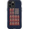 Blue Bullet American Flag iPhone 13 Pro Max Impact Case