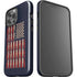 Blue Bullet American Flag iPhone 13 Pro Max Impact Case